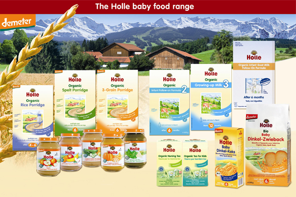 Holle Holle ホレ オーガニック 牛 粉ミルク Step 1 (0ヶ月～6ヶ月 